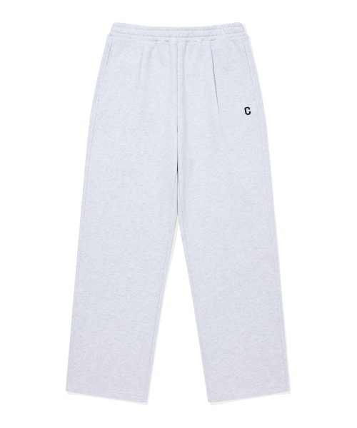 Широкие спортивные штаны с лого C Heather Grey