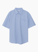 소신(SOCIN) Premium Cotton urban half shirt (Blue)