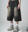 Carpenter Denim Shorts - 2COL