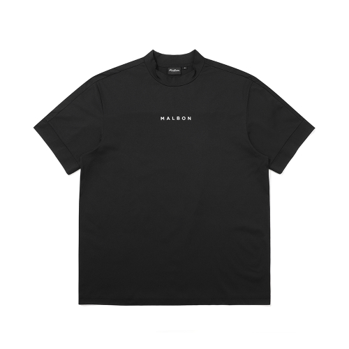 말본 골프() 말본 인베스트 모크넥 티셔츠 BLACK (MAN) 상품 이미지