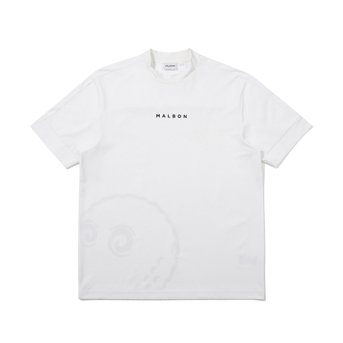 말본 골프() 말본 인베스트 모크넥 티셔츠 WHITE (MAN) 상품 이미지