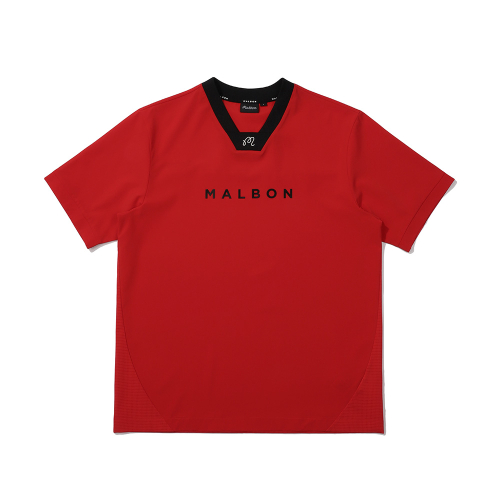 말본 골프() 하이브리드 우븐 반팔 피스테 RED (MAN) 상품 이미지