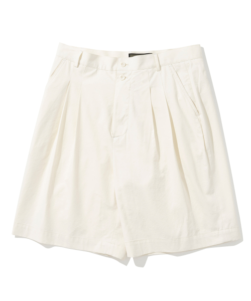 two tuck бермуды короткий брюки natural