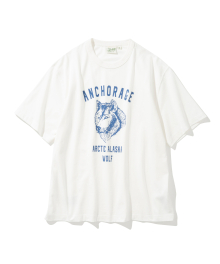 anchorage s/s tee off white