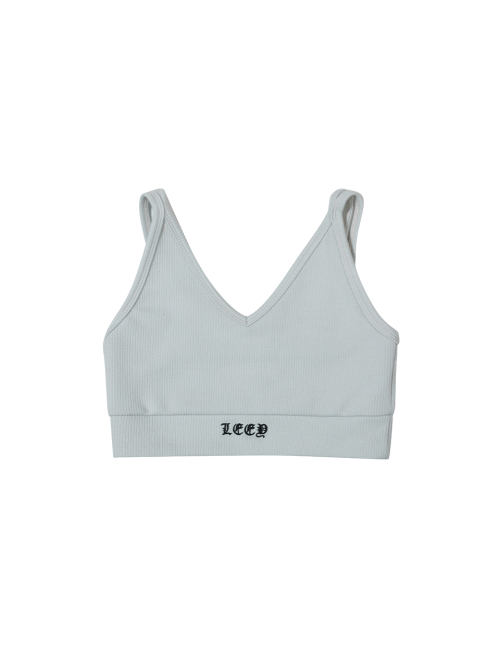 логотип DOUBLE STRAP BRALETTE mint