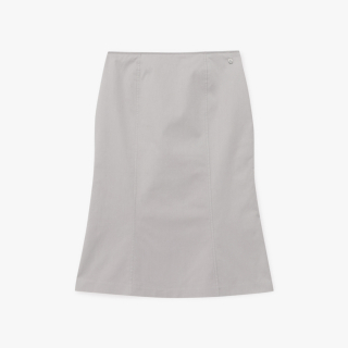 썬번 프로젝트(SUNBURN PROJECT) Moss Low-rise Midi Skirt (GRAY)