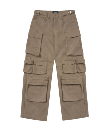 Ten pocket cargo pants_Brown