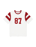 엠엠엘지(MMLG) [Mmlg] FOOTBALL HF-T (EVERY WHITE / CHILLI RED)