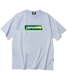 GREEN BOX 로고 티셔츠 - 퍼플