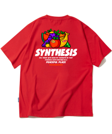 ASSORTED FRUITS 그래픽 티셔츠 - 레드