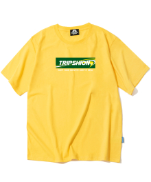 GREEN BOX 로고 티셔츠 - 옐로우