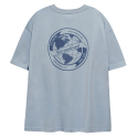 씨엔엔 어패럴(CNN APPAREL) 트래블 시티 EARTH 그래픽 반팔 티셔츠 SKY BLUE