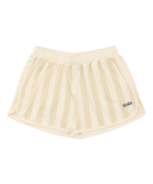 W SOCCER SHORTS [IVORY]