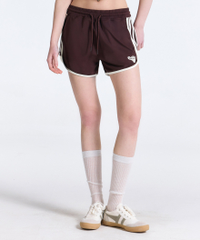 W TAPE POINT SHORTS [BROWN]