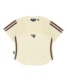 W TAPE POINT T-SHIRTS [CREAM]