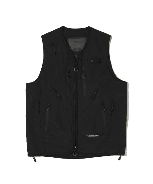 ELEVEN POCKETS UTILITY VEST_BALCK_WOL071