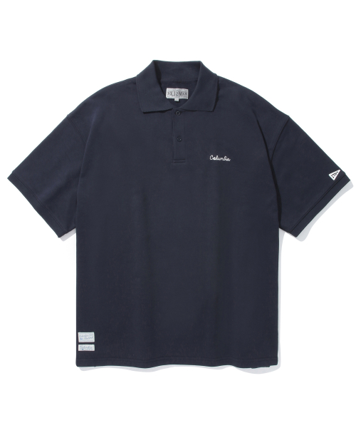 CLASSIC LOGO S/S COLLAR T-SHIRTS Crown Navy
