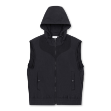 Mesh Hybrid Full-zip Hoody Vest (for Women)_G5VAM24521BKX