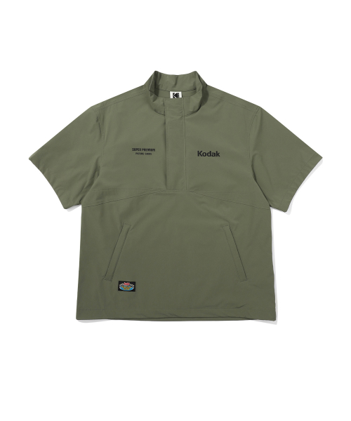 Спортивный анорак с коротким рукавом KHAKI