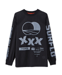 서플로(SURFLO) 남녀공용 SS XX L-Shirt 롱슬리브 매쉬티셔츠