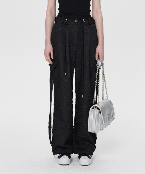 Карго-брюки Signature Wrinkle black