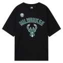 엔비에이(NBA) MIL 빅 로고 팀 반팔 티셔츠(N242Z9020P) 블랙