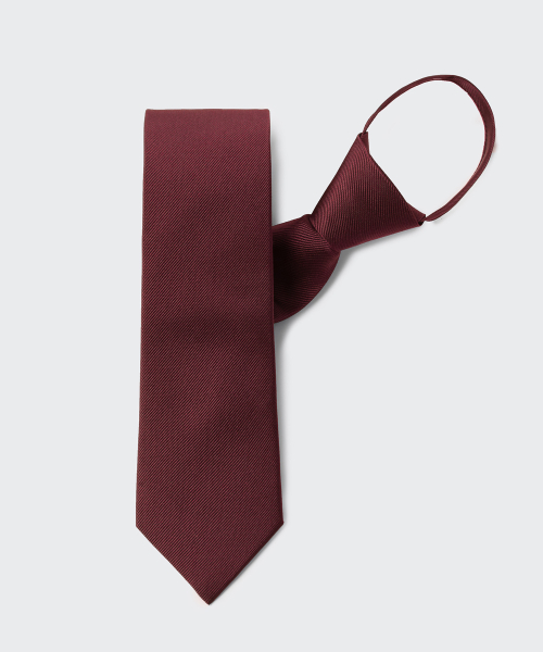 무신사 스탠다드() 오토매틱 실크 솔리드 넥타이 [버건디] 상품 이미지