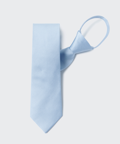 무신사 스탠다드() 오토매틱 실크 솔리드 넥타이 [스카이 블루] 상품 이미지