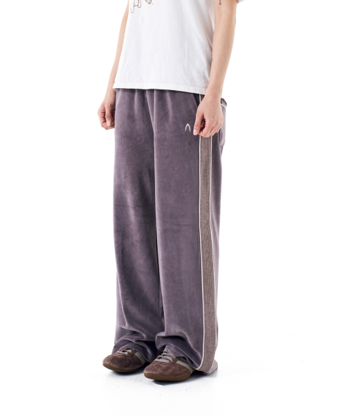 Western Piping Track Pants (Ash Brown)