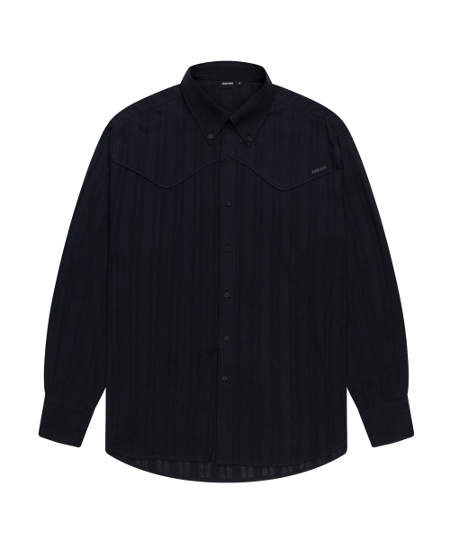 Western Cotton Shirts (Navy)
