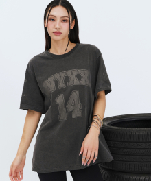NUMBER 14 PIGMENT TEE CHARCOAL
