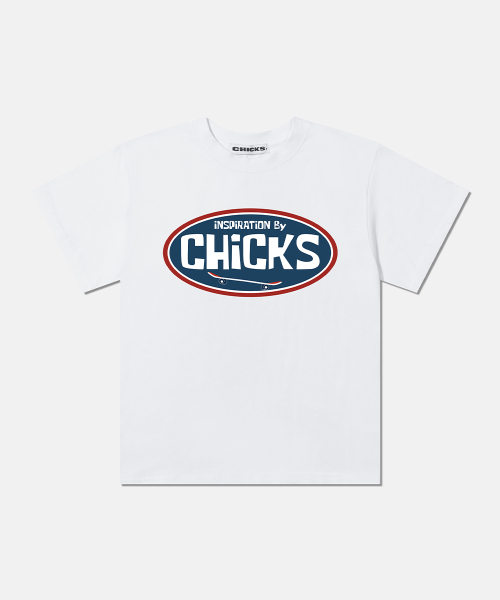 칙스(CHICKS) SKATEBOARD DTP 그래픽 반팔티 로고 TEE-Black - 사이즈 & 후기 | 무신사