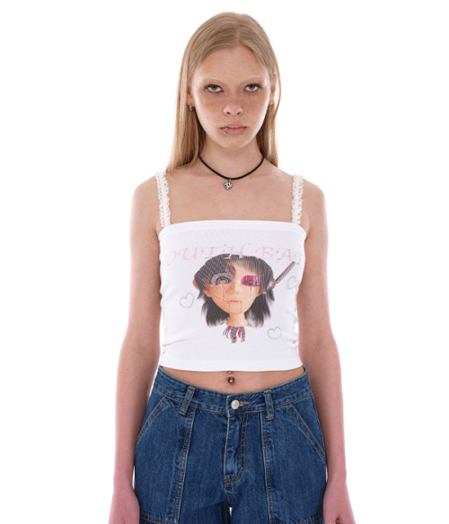 ANDROID кружево SLEEVELESS_WHITE