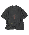 St. Pigment Short-sleeved T-shirt Black Charcoal