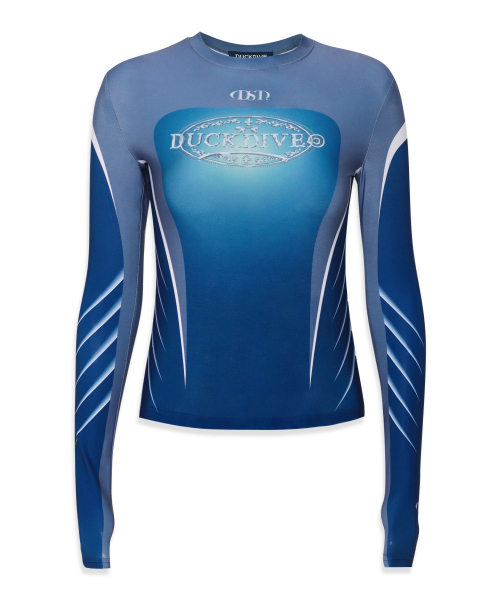 METAL THORN SLIM LONG SLEEVE NAVY