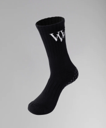 Triple V Non-slip Socks [Black]