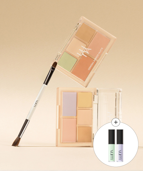 컨실 블렌딩 듀얼 브러쉬 세트 + 미니 코렉터