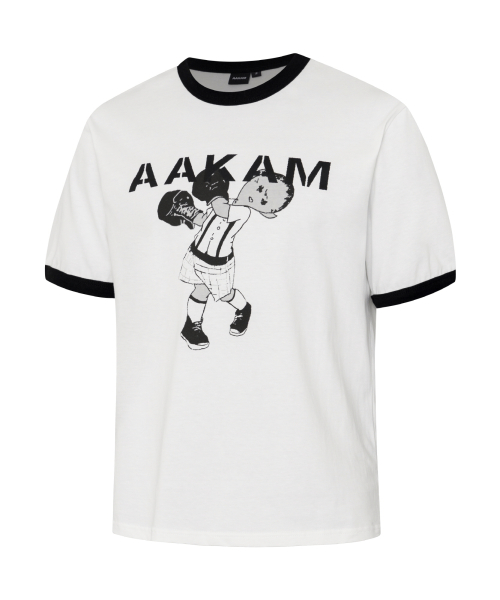 ★AAKAM★ Punch Boy Printed Ringer Top Black MUSINSA | AAKAM Punch Boy Printed Ringer Top (Dark Gray)