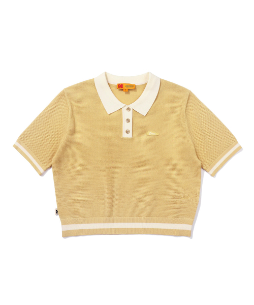 SUMMER POLO KNIT TEE WOMAN