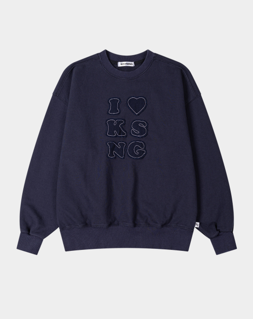 I LOVE K- mtm (navy)