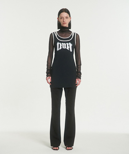 SLIM TUNIC [BLACK]