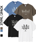 모더먼트(MODERMENT) [세트] 세미오버 3타입 반팔 티셔츠