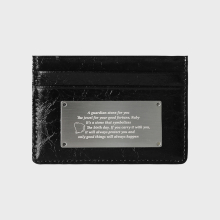 보네르 탄생석 각인  심플 카드지갑-3color