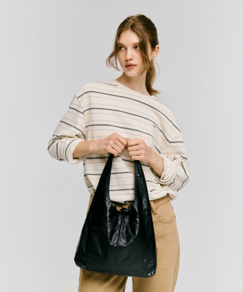 pino bag (hobo) - black (M)