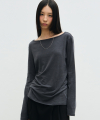 ESSENTIAL BOAT NECK TOP_CHARCOAL