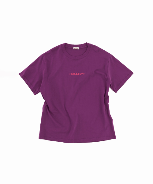 1011갤러리(1011 GALLERY) Gallery Antenna T-Shirt-Purple