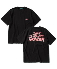 THUNDER 반팔 티셔츠 - 블랙