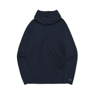 포스333(PHOS333) Shirring Cowl Hood L/S 상품 이미지