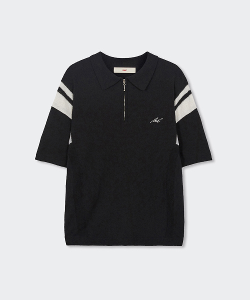Черный анорак Legato Half Zip