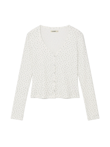 PROVINCE EYELET CARDIGAN (CREAM BLOOM)